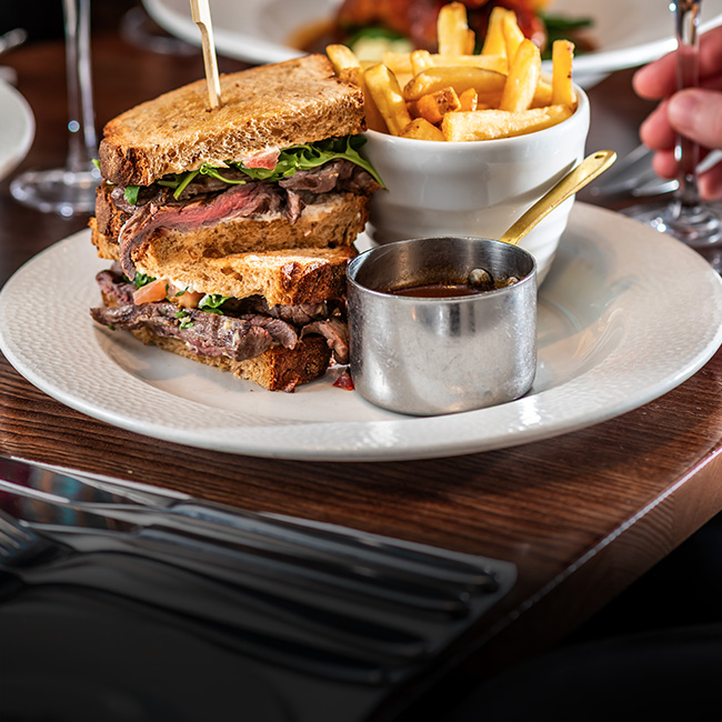 Brunch menu at The Bulls Head