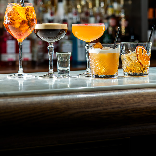 Wine & Drinks menu at The Bulls Head