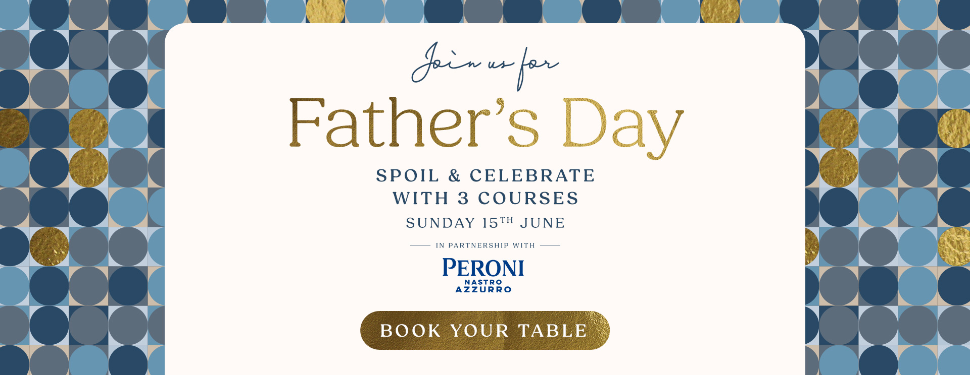 Father’s Day menu Coventry
